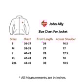 3 - John Ally Jacket for Men with Two Side Zipper Pocket,  Black  Large 