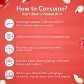 8 - HealthKart HK Vitals Apple Cider Vinegar with Mother,  0.5 L  Unflavoured
