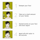 6 - Ustraa Face Wash,  200 g  for Oily Skin 