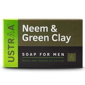 2 - Ustraa Neem & Green Clay Soap (Pack of 8), 100 g for Men