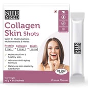 1 - SheNeed Collagen Skin Shot,  30 sachets/pack  Orange 