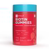4 - HealthKart HK Vital Biotin OP,  60 gummies  Strawberry 