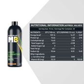 2 - MuscleBlaze Liquid Carnitine PRO - Triple Strength Formula OP,  450 ml  Tangy Orange 