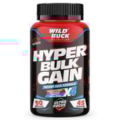 1 - Wild Buck Hyper Bulk Gain,  90 capsules  Unflavoured 