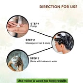 6 - Health Veda Organics Moroccan Argan Shampoo,  300 ml  Hydrates Hair & Scalp 