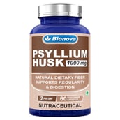 1 - Bionova Psyllium Husk 1000mg, 60 veggie capsule(s)