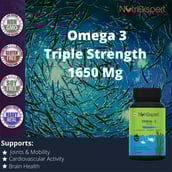 4 - NutriEkspert Omega-3 Fish Oil Triple Strength,  60 softgels 