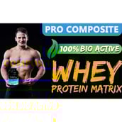 4 - Can Pro Composite Whey Protein Matrix,  4.4 lb  Unflavoured 