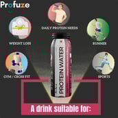 4 - Voll Sante Profuze Protein Water,  250 ml  Lychee Pack of 6 