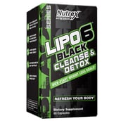 1 - Nutrex Lipo 6 Black Cleanse & Detox,  60 capsules  Unflavoured 