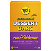 1 - Yogabars Dessert Bar,  5 bar(s)  Nutty Fudge Brownie 
