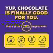 7 - Yogabars Dessert Bar, 5 bar(s) Chocolate Fudge Brownie