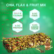 3 - NourishVitals Granola Snack Bar,  5 Piece(s)/Pack  Chia, Flax Fruit Mix 