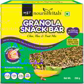8 - NourishVitals Granola Snack Bar,  5 Piece(s)/Pack  Chia, Flax Fruit Mix 