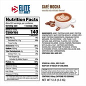 6 - Dymatize Elite 100% Whey Protein, 5 lb Cafe Mocha