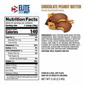 6 - Dymatize Elite 100% Whey Protein,  5 lb  Chocolate Peanut Butter 