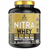 1 - One Science Nitra Whey,  5 lb  Cappuccino 