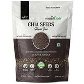 3 - NourishVitals Healthy Munching Combo,  Pumpkin Raw Unroasted + Chia Roasted Seeds  2 Piece(s)/Pack 