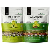 1 - NourishVitals Healthy Munching Combo,  Amla Fruit Dried Candy + Amla Mingle Chatpata Candy  2 Piece(s)/Pack 