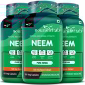 1 - NourishVitals Neem - Pack of 3,  60 veggie capsule(s) 