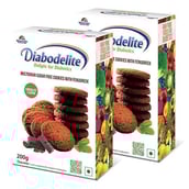 1 - Quantum Naturals Diabodelite Cookies,  200 g  Chocolate (Pack of 2) 
