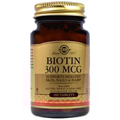 Solgar Biotin 300 mcg, Unflavoured 100 tablet(s)