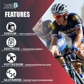 4 - XLR8 Isotonic Re Hydration Drink,  2.2 lb  Lemon 