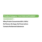 4 - XLR8 Raw Whey Instantized Whey Protein Concentrate 80%,  2.2 lb  Unflavoured 