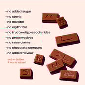 4 - The Whole Truth 55% Dark Chocolate,  2 Piece(s)/Pack  55% Cocoa & 45% Dates (No Added Sugar) 
