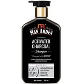 1 - Man Arden Activated Charcoal Shampoo,  250 ml  Gentle Detox Smooth & Shine 