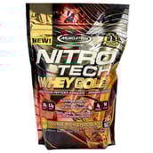 MuscleTech Nitro Tech&nbsp;Whey&nbsp;Gold&nbsp;Performance&nbsp;Series,  1 lb  Double Rich Chocolate 
