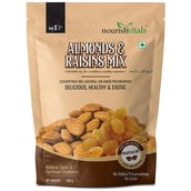 2 - NourishVitals Almonds & Raisins Mix,  200 g  Unflavoured (Pack of 2) 
