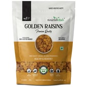 1 - NourishVitals Golden Raisins Premium Quality,  Unflavoured  200 g 