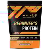 2 - MuscleXP Beginner's Protein with Digestive Enzymes,  2.2 lb  Belgium Chocolate (Pack of 2) 