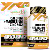 1 - MuscleXP Calcium + Magnesium + Zinc & K2,  60 tablet(s)  Unflavoured 