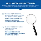 4 - Swisse Mens Ultivite Multivitamin,  60 tablet(s)  Unflavoured 