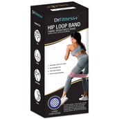 2 - MuscleXP Hip Loop Fabric Resistance Band,  Pink  (Medium) 15-inches 