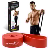 1 - MuscleXP Resistance Heavy Duty Stretch Loop Band,  Red  48-62 kg 