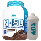 ANS Performance N ISO Hydrolysed Whey Protein Isolate,  4.4 lb  Cafe Mocha 