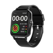 AQFiT W12 Smartwatch, Black Free Size