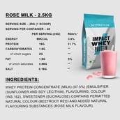 2 - Myprotein Impact Whey Protein,  5.5 lb  Rose Milk 