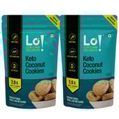 1 - Lo! Foods Keto Cookie,  Coconut (Pack of 2)  200 g 