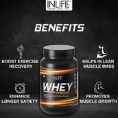 5 - INLIFE Whey Protein Powder,  2.2 lb  Chocolate 