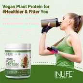 6 - INLIFE Vegan Plant Protein,  Chocolate  0.44 lb 
