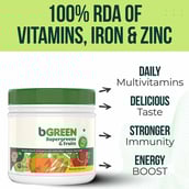 3 - bGREEN Supergreens & Fruits by MuscleBlaze,  0.44 lb  Masala 