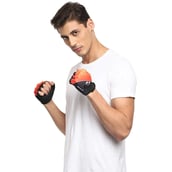 1 - Nivia Crystal Sports Gloves,  Red  Medium 