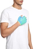 4 - Nivia Taipen Sports Gloves, S.Blue/Grey Medium