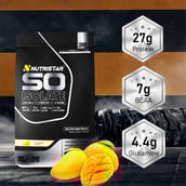 3 - Nutristar So Isolate,  2.2 lb  Alphonso Mango 