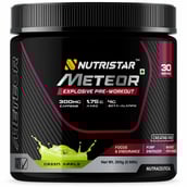 1 - Nutristar Meteor Explosive Pre Workout, 0.66 lb Green Apple