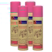 Dr Batra's Deodorant for Women,  150 ml  Rose, Jasmine & Lily of the valley (Pack of 4) 